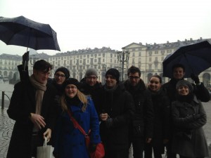 turin sous la pluie